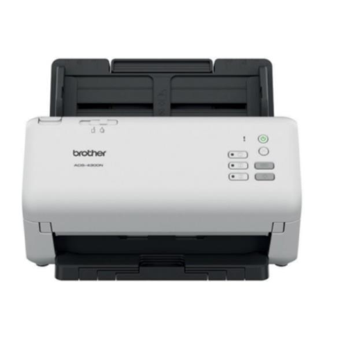 BROTHER ADS-4300N SCANNER DOCUMENTALE A4 DUPLEX ADF 50 FOGLI LAN USB 3.0 40ppm 600 x 600 DPI
